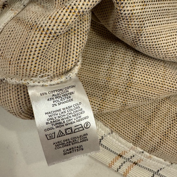 Woman’s Plaid Ann Taylor XS Top - Picture 3 of 3